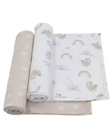 Living Textiles Baby Boys or Baby Girls Cotton Jersey Swaddle Blankets