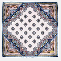 Elizabetta Men's Lugano - Large Silk Pocket Square for Men
