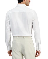 Alfani Men's Regular-Fit Temperature Regulating Solid Dress Shirt, Created for Macy's
