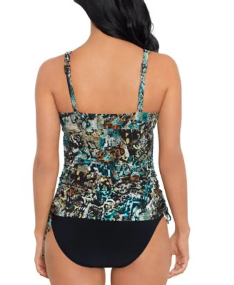 Magicsuit Womens Posh Mosh Dani Tankini Top Shirred Bikini Bottoms
