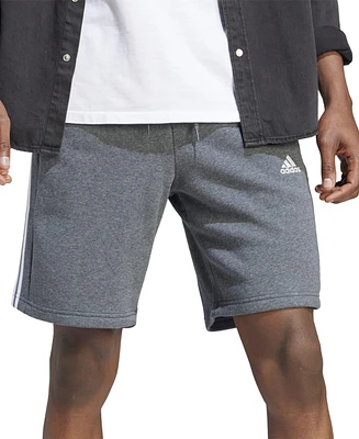 adidas Men's 3-Stripes 10" Fleece Shorts