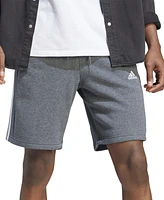 adidas Men's 3-Stripes 10" Fleece Shorts