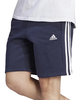 adidas Men's 3-Stripes 10" Fleece Shorts