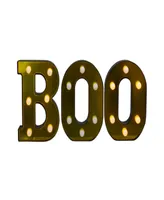 6.5" Led Lighted "Boo" Halloween Marquee Sign