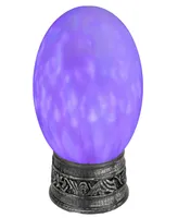 8" Led Lighted Mystical Crystal Ball with Sound Halloween Decoration