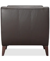 Collyn 34" Modern Leather Chair, Created for Macy's
