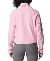 Columbia Women's Glacial Cropped Ii Sportswear Fleece 1/2-Zip Top