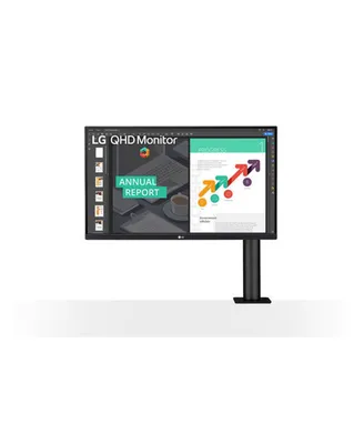 Lg Commercial 27 in. 2560 x 1440 Ips Usb-c Hdmi 2.0 Monitor with Speaker, Black