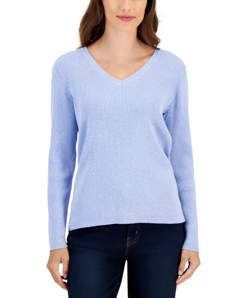 Karen Scott Women's Cowlneck Seamed Sweater, Created for Macy's - Macy's