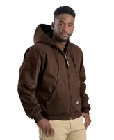 Berne Tall Heartland Washed Duck Hooded Work Jacket