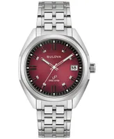 Bulova Men's Classic Jet Star Stainless Steel Bracelet Watch 40mm