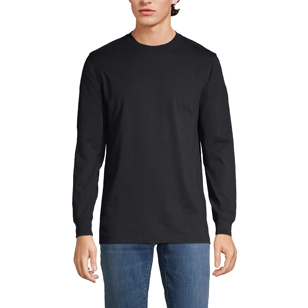 Lands' End Men's Tall Super-t Long Sleeve T-Shirt