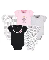 Hudson Baby Girls Cotton Bodysuits