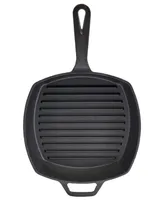 Smith and Clark Cast Iron 10.25" Square Grill Pan