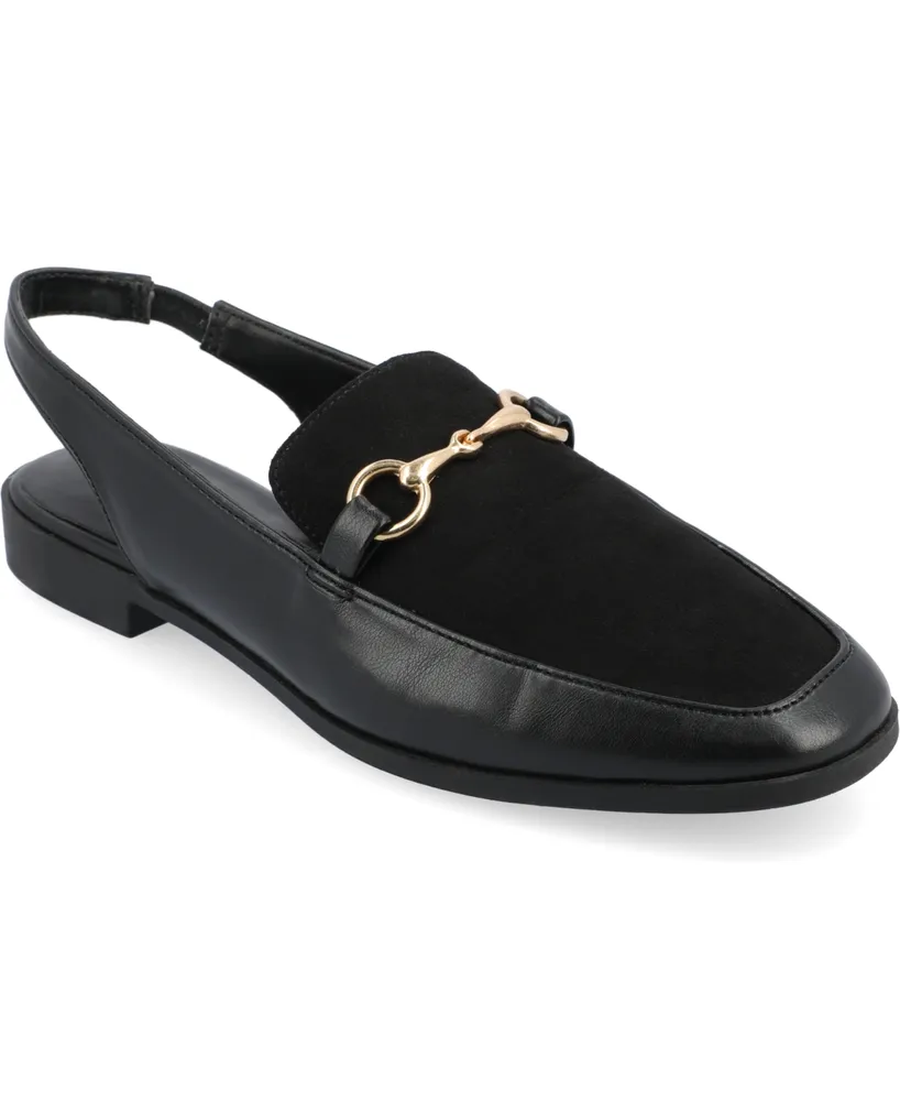 Journee Collection Women's Lainey Bit Sling Back Loafers