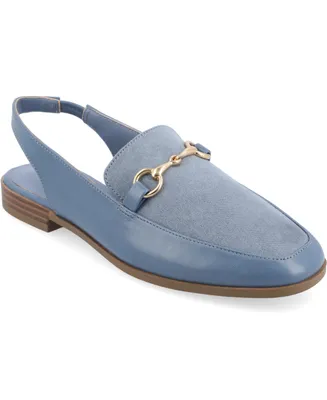 Journee Collection Women's Lainey Bit Sling Back Loafers