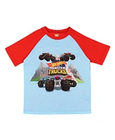 Hot Wheels Boys Monster Trucks Toys Tossed Print Sleep Pajama Set