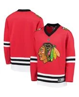 Big Boys Fanatics Red Chicago Blackhawks Home Replica Blank Jersey