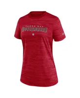 Women's Nike Red Tampa Bay Buccaneers Sideline Velocity Performance T-shirt