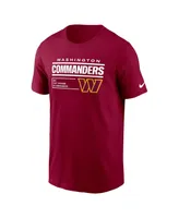 Men's Nike Burgundy Washington Commanders Division Essential T-shirt