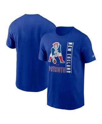 Men's Nike Royal New England Patriots Lockup Essential T-shirt
