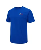 Men's Colosseum Royal Kansas Jayhawks Oht Military-Inspired Appreciation T-shirt