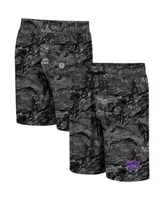 Men's Colosseum Charcoal Kansas State Wildcats Realtree Aspect Ohana Swim Shorts