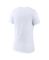 Women's Fanatics White Auburn Tigers Evergreen Campus V-Neck T-shirt