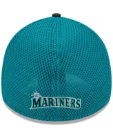 Men's New Era Navy Seattle Mariners Team Neo 39THIRTY Flex Hat