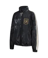Women's The Wild Collective Black Lafc Full-Zip Track Jacket