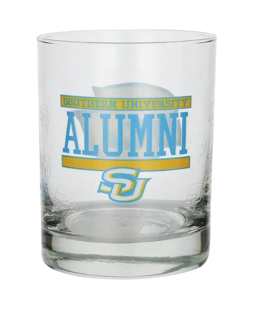 Southern University Jaguars 14 Oz Alumni Rocks Glass