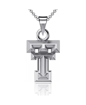 Women's Dayna Designs Texas Tech Red Raiders Silver Small Pendant Necklace