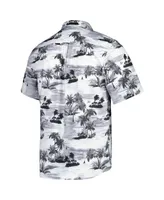 Men's Tommy Bahama Black Washington Commanders Sport Tropical Horizons Button-Up Shirt