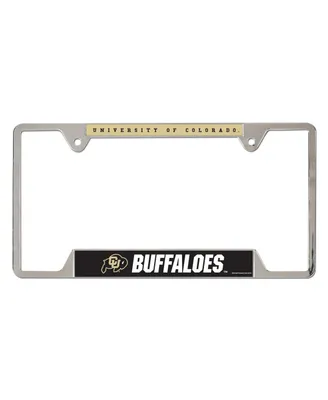 Wincraft Colorado Buffaloes Logo and Name License Plate Frame