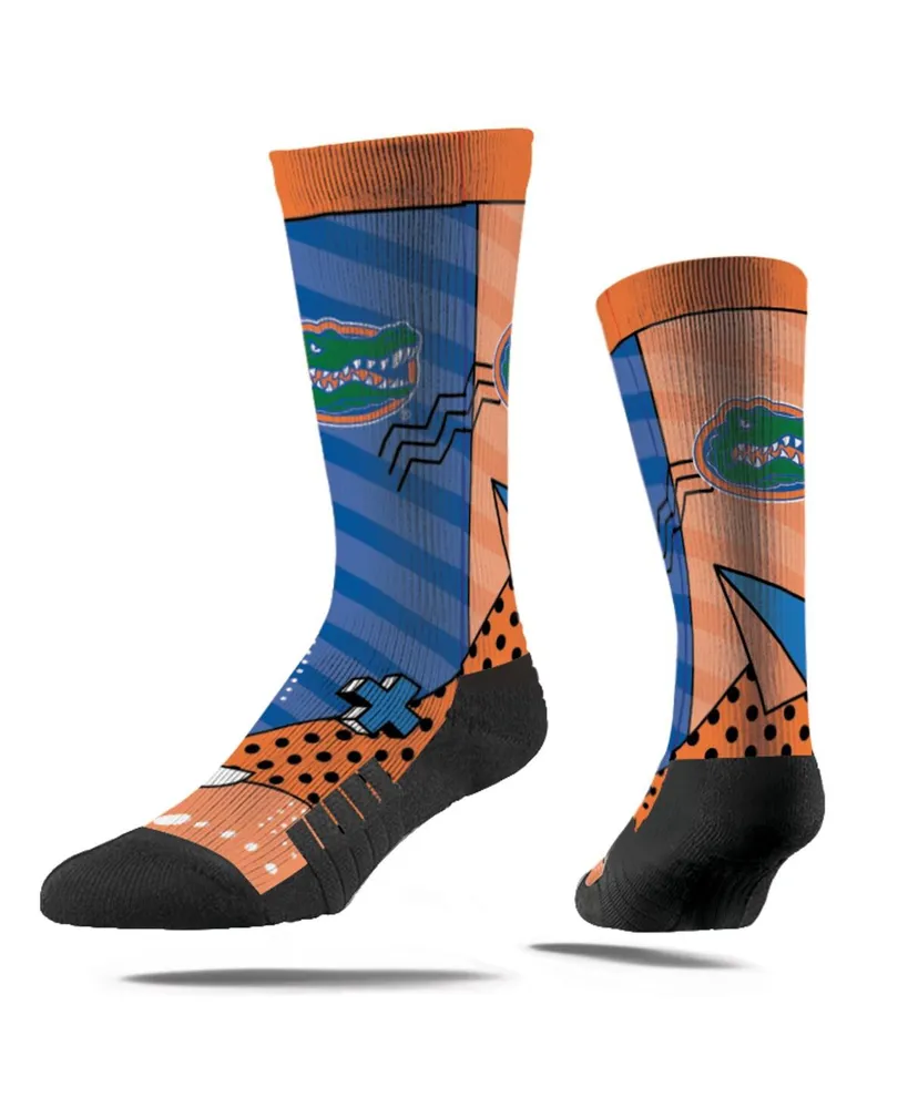 Men's and Women's Strideline Florida Gators Geo Block Crew Socks