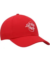 Men's adidas Scarlet Nebraska Huskers Slouch Adjustable Hat