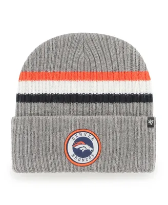 Men's '47 Brand Gray Denver Broncos Highline Cuffed Knit Hat