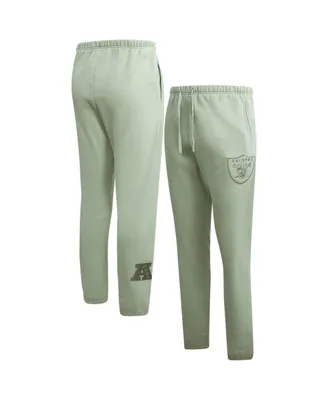 Men's Pro Standard Light Green Las Vegas Raiders Neutral Fleece Sweatpants