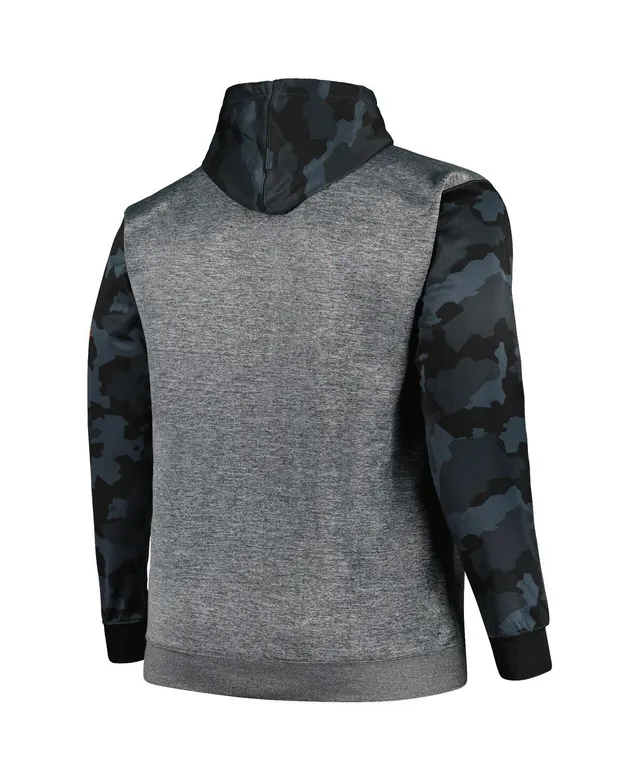 Men's Chicago Bulls Fanatics Branded Heather Charcoal Camo Stitched  Sweatshirt