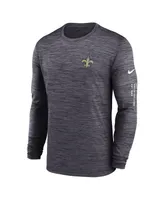 Men's Nike Black New Orleans Saints Velocity Long Sleeve T-shirt