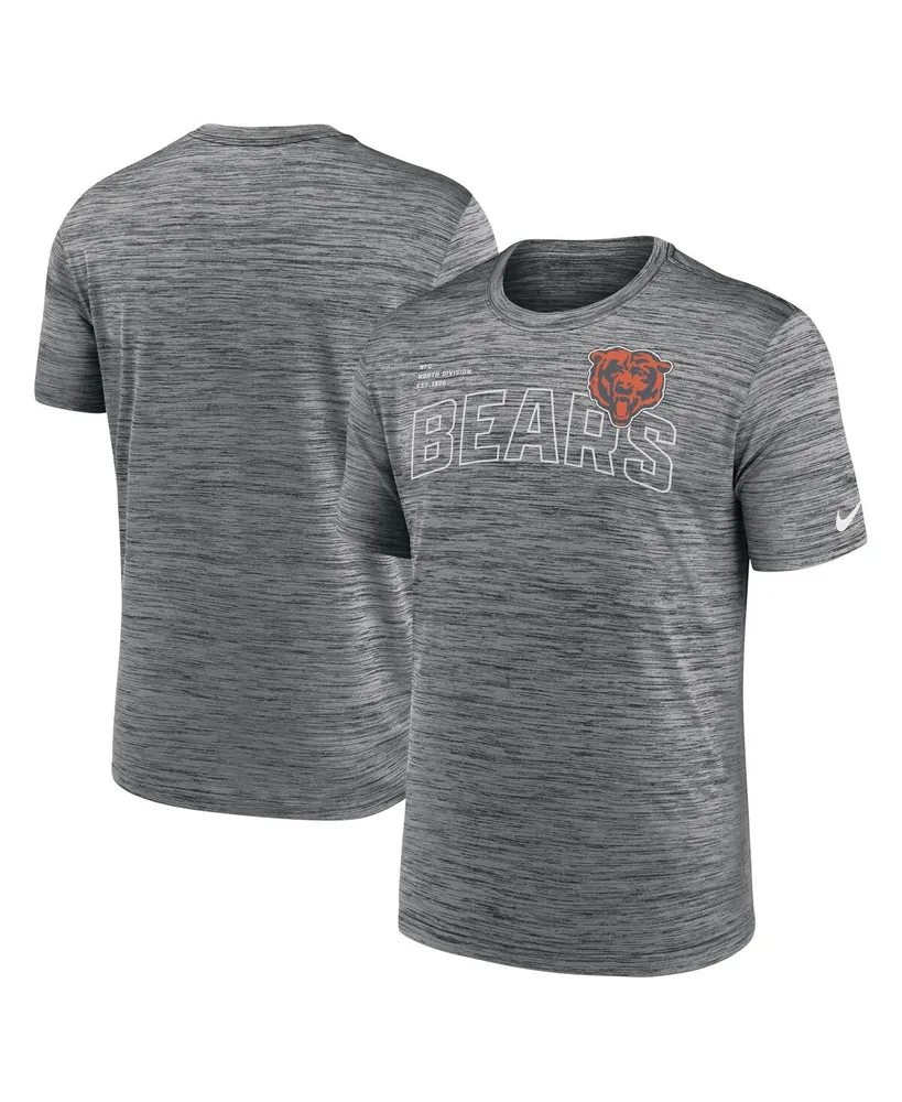 Men's Nike Anthracite Chicago Bears Velocity Arch Performance T-shirt