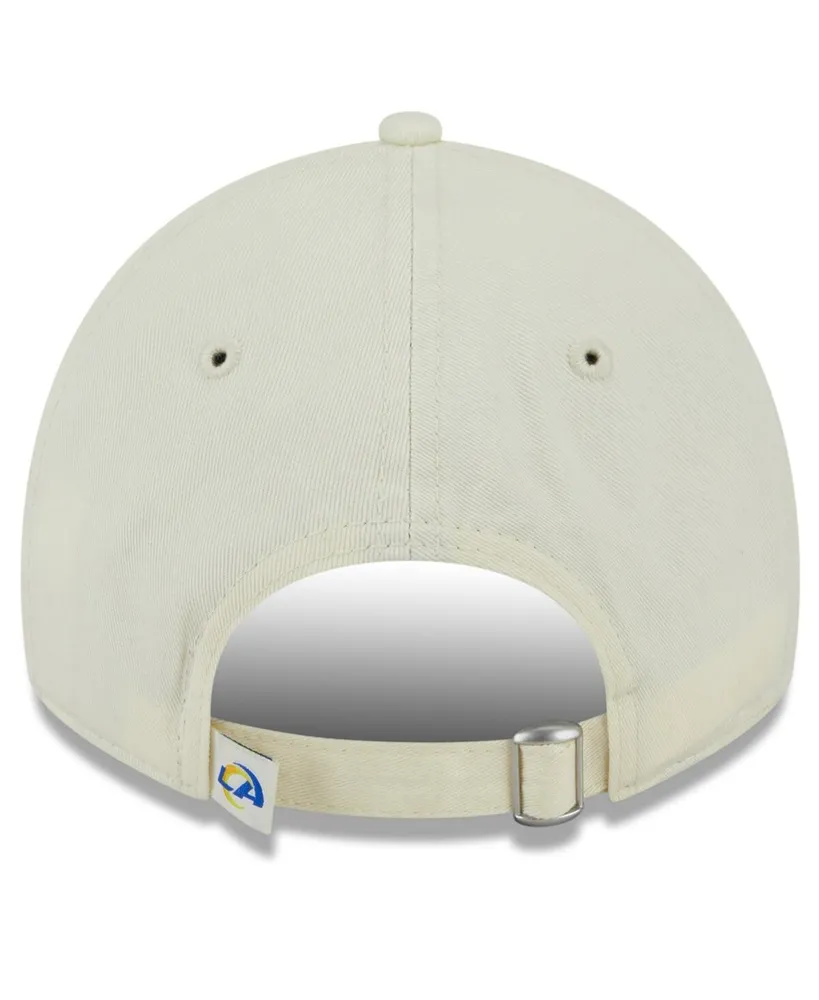 Men's New Era Cream Los Angeles Rams Core Classic 2.0 9TWENTY Adjustable Hat