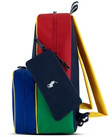 Polo Ralph Lauren Big Boys Backpack, Lunch Box and Pencil Case Combo Set, 3 Piece