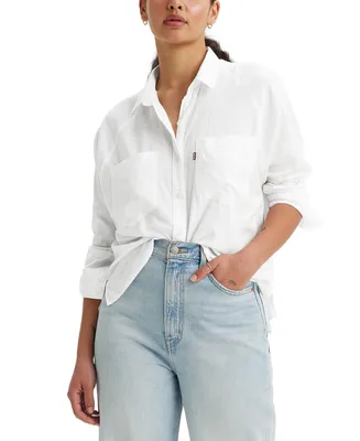 Levi's Women's Harrison Long-Sleeve Cotton Raglan Shirt