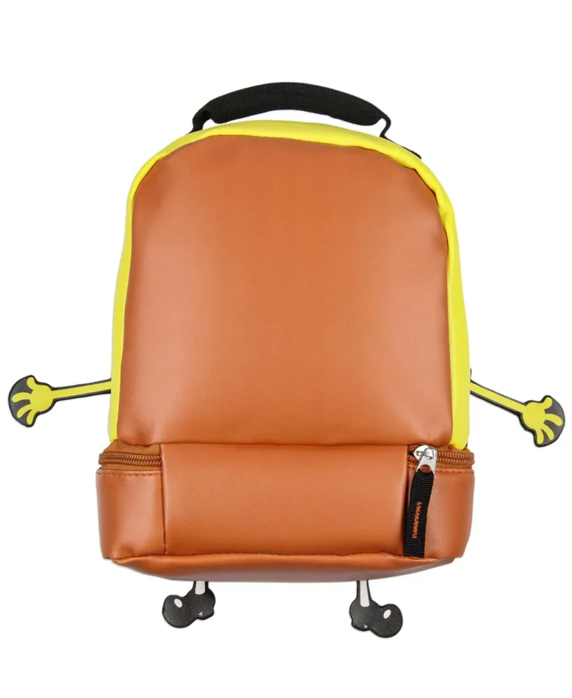 Nickelodeon SpongeBob SquarePants Character Face Dual Compartment Lunch Box Bag