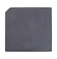 Umbrella Weight Plate Black Granite Square lb