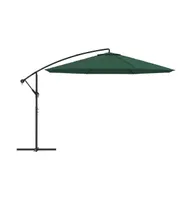 Cantilever Garden Parasol 137.8" Green