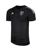 Men's adidas Black San Jose Earthquakes 2023 Replica Goalkeeper Jersey