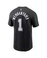 Men's Nike Victor Wembanyama San Antonio Spurs 2023 Nba Draft First Round Pick Name and Number T-shirt