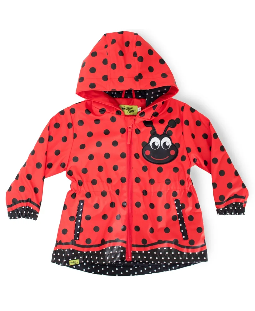 Western Chief Toddler Girls Lucy Ladybug Rain Coat